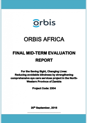 Orbis Africa Final Mid Term Evaluation Report Zambia