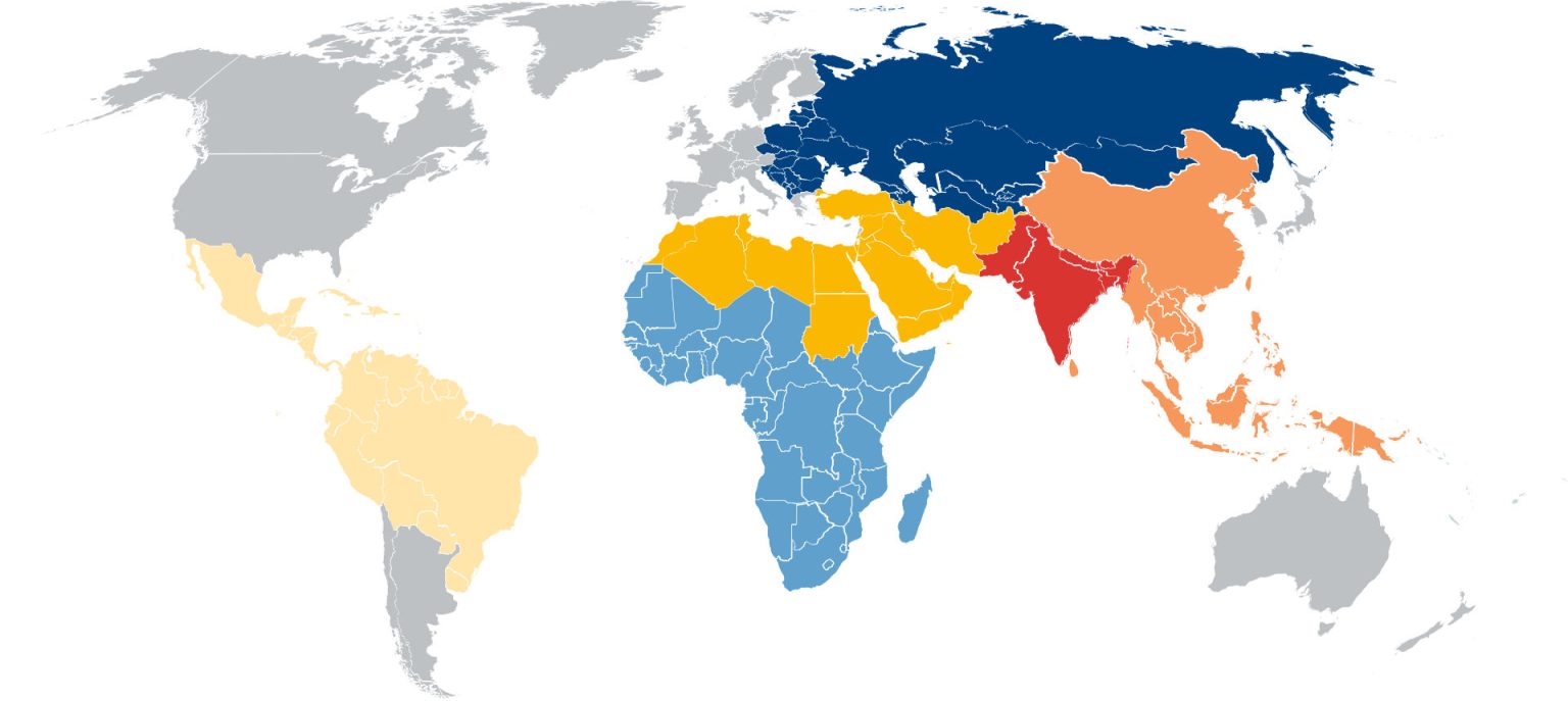 GBD regions and super regions - The International Agency for the ...