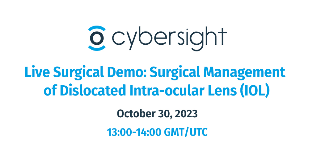 Live Surgical Demo: Surgical Management of Dislocated Intra-ocular Lens (IOL)