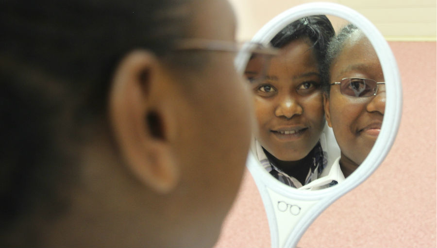 Botswana to provide eye health screening to school kids, Image: Fitting for spectacles